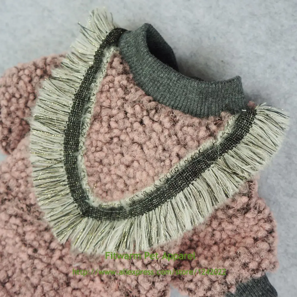 Fitwarm одежда для домашних животных с кисточками пижамы собак кошка Пижама пальто
