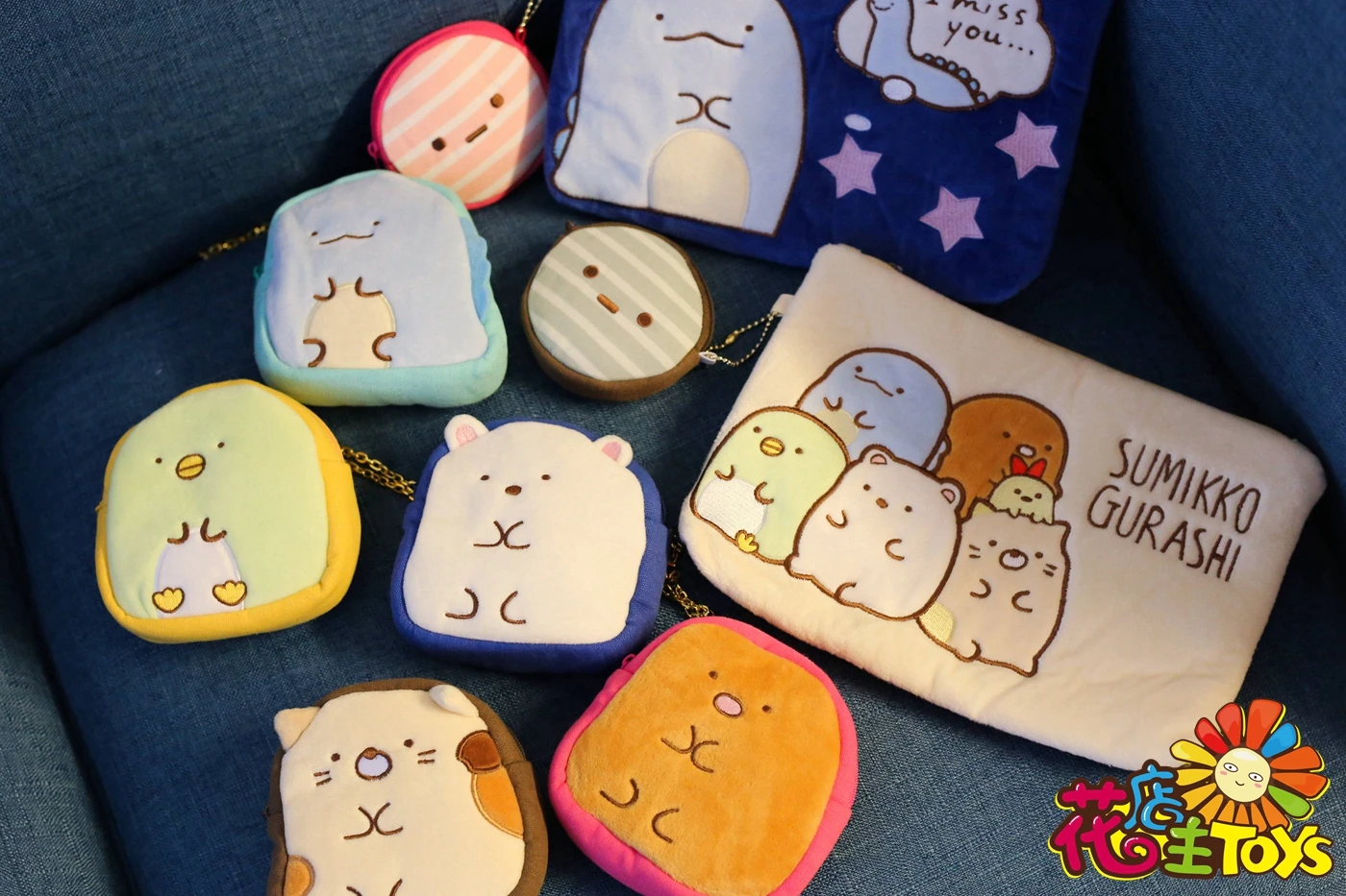 1 шт., San-X Kawaii, японский уголок, биология, плюшевый Кошелек, японская анимация, Sumikko, гураши, мультяшная сумка, плюшевые игрушки