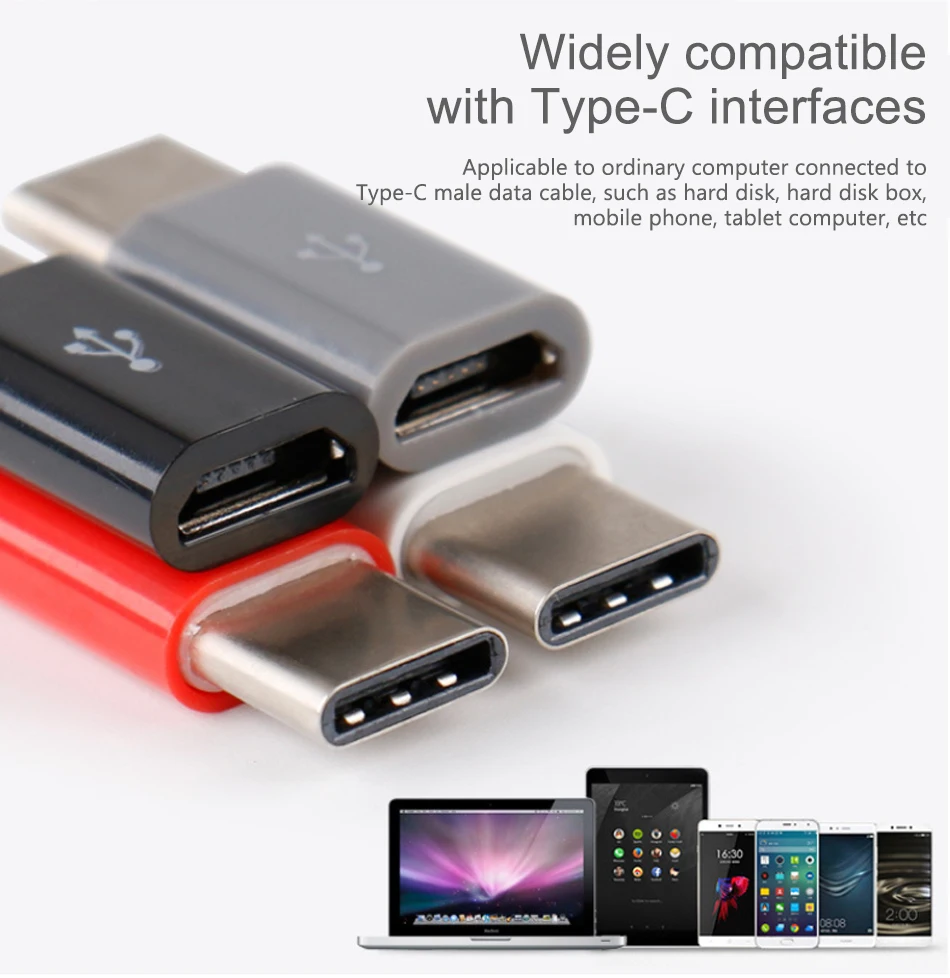 ACCEZZ 2 шт Тип C штекер Micro USB Женский адаптер для samsung S9 S8 huawei P20 P10 Xiaomi USB C OTG разъем зарядного устройства для передачи данных
