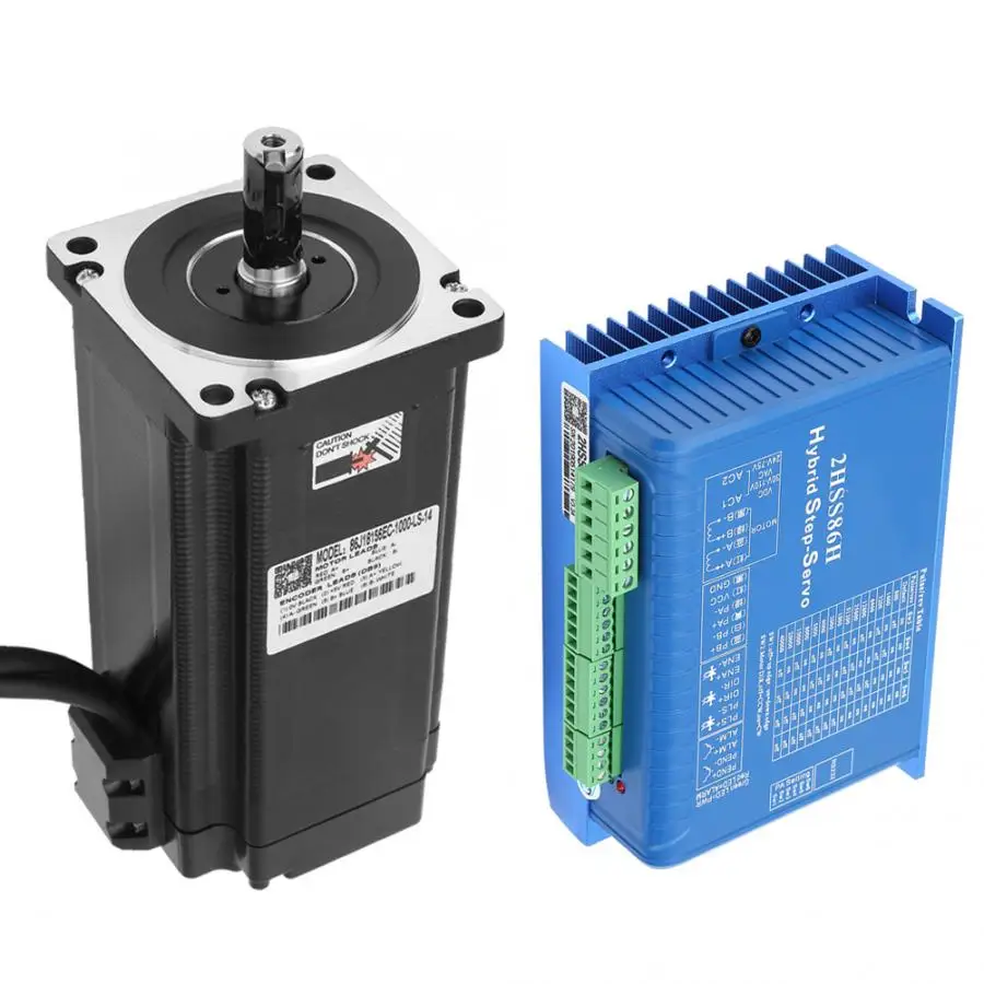 Гибридный Драйвер Двигателя постоянного тока NEMA34 12 нм комплект драйвер с