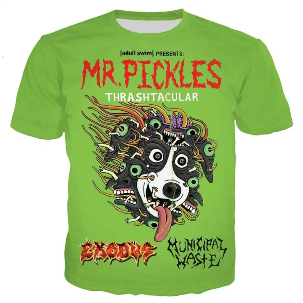 Новое поступление Классическая Футболка Mr Pickles для мужчин и женщин новинка