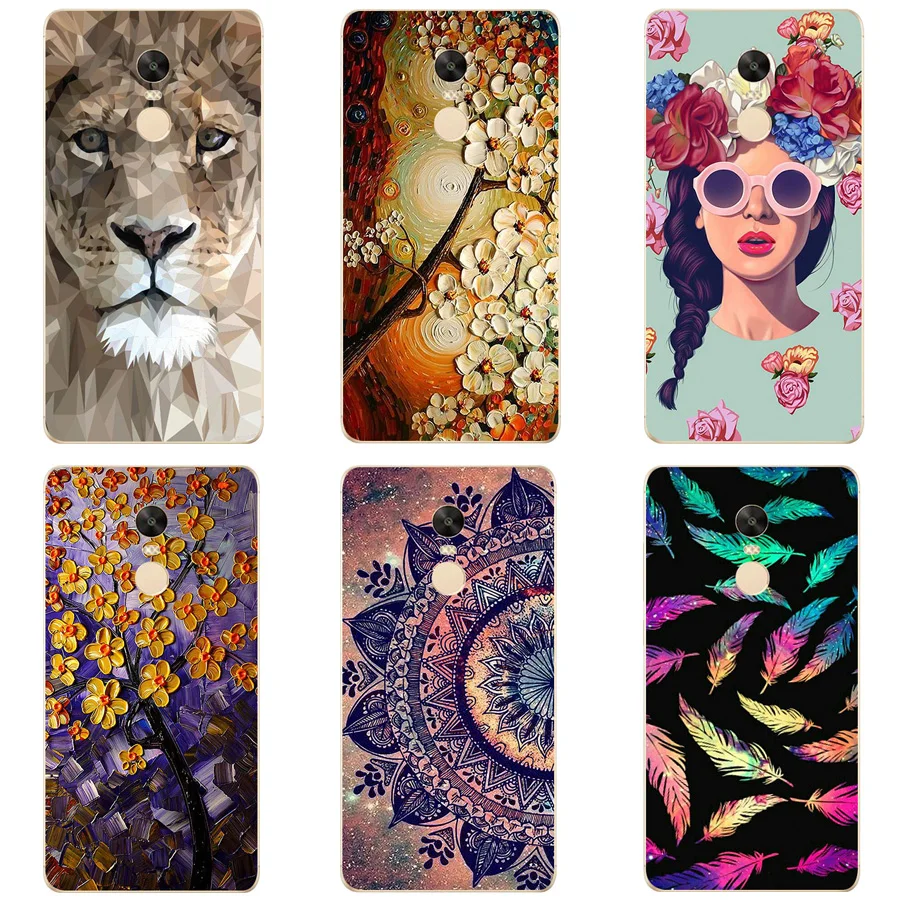 Cover For Xiaomi Redmi Note 4X Case 5.5 inch TPU Back Phone Soft Silicone Fundas |
