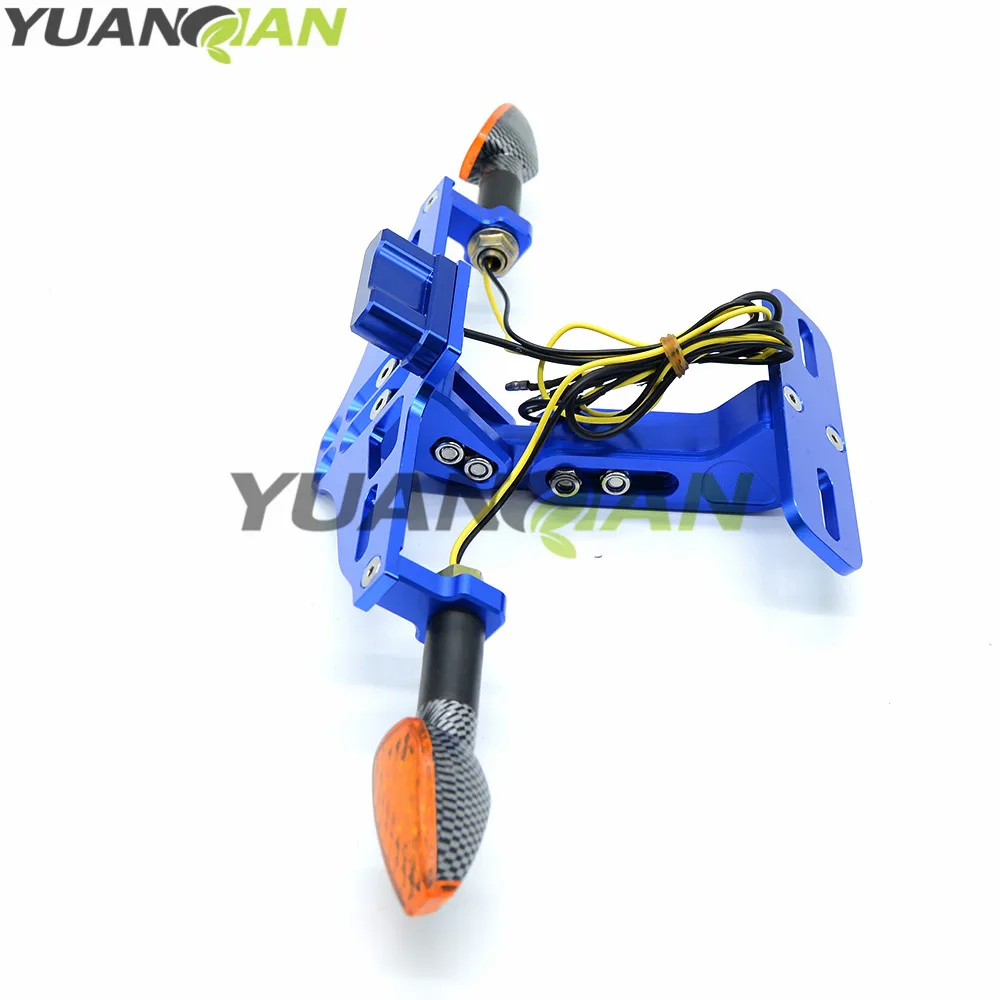 Регулируемая рамка для номерного знака мотоцикла кронштейн с подсветкой Yamaha R3 R25