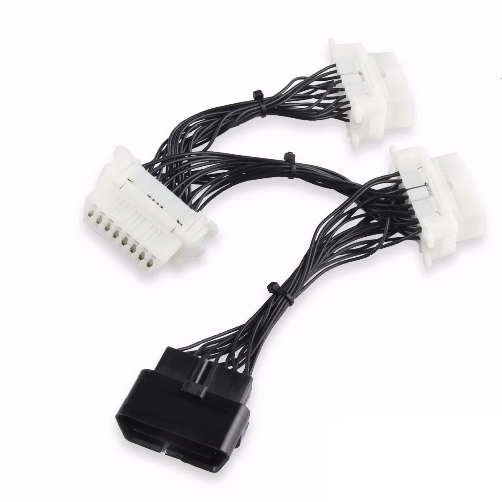 

OBD2 OBDII OBD 2 16Pin OBD2 16 Pin Auto Cable For ELM327 1-3 Male To Female Extension Cable Adaptor Diagnostic Scanner Connector