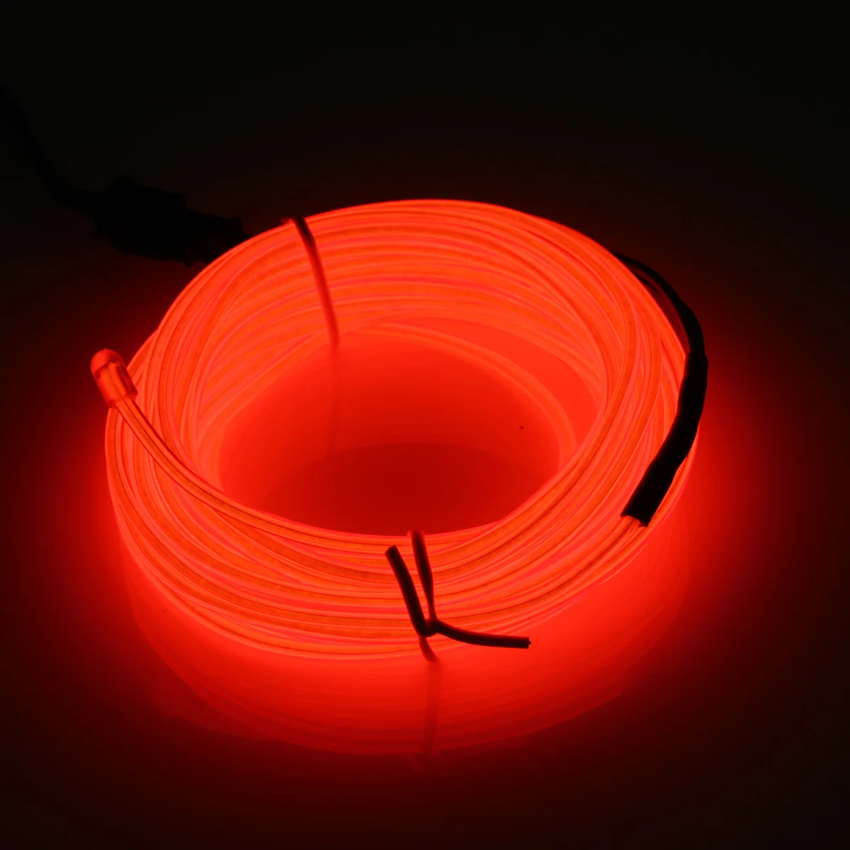 Red Smuxi 5 м 5 в USB EL провод с неоновым светом Танцевальная вечеринка декоративная лампа для автомобиля неоновый светодиодный светильник Гибкий EL провод веревка трубка водонепроницаемая светодиодная лента - Испускаемый цвет: Red