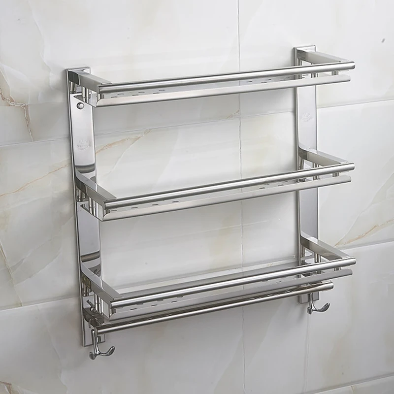 3 х уровневый стеллаж для стиральной машины MTTUZK DIY из нержавеющей стали вешалка