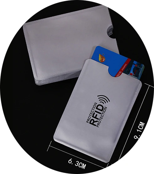 RFID брендовый кожаный держатель для карт, мужской автоматический алюминиевый сплав, на застежке, мужской бизнес многофункциональный держатель для ID карт, кошелек для мужчин
