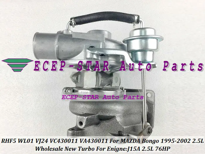 Бесплатная доставка Турбокомпрессор RHF5 WL01 VJ24 VC430011 VA430011 VB430011 Для MAZDA Bongo 1995 2002 J15A 2.5L