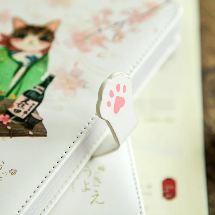 Милый кот лапы ноутбук прозрачный мягкий PU кожаный чехол милый дневник