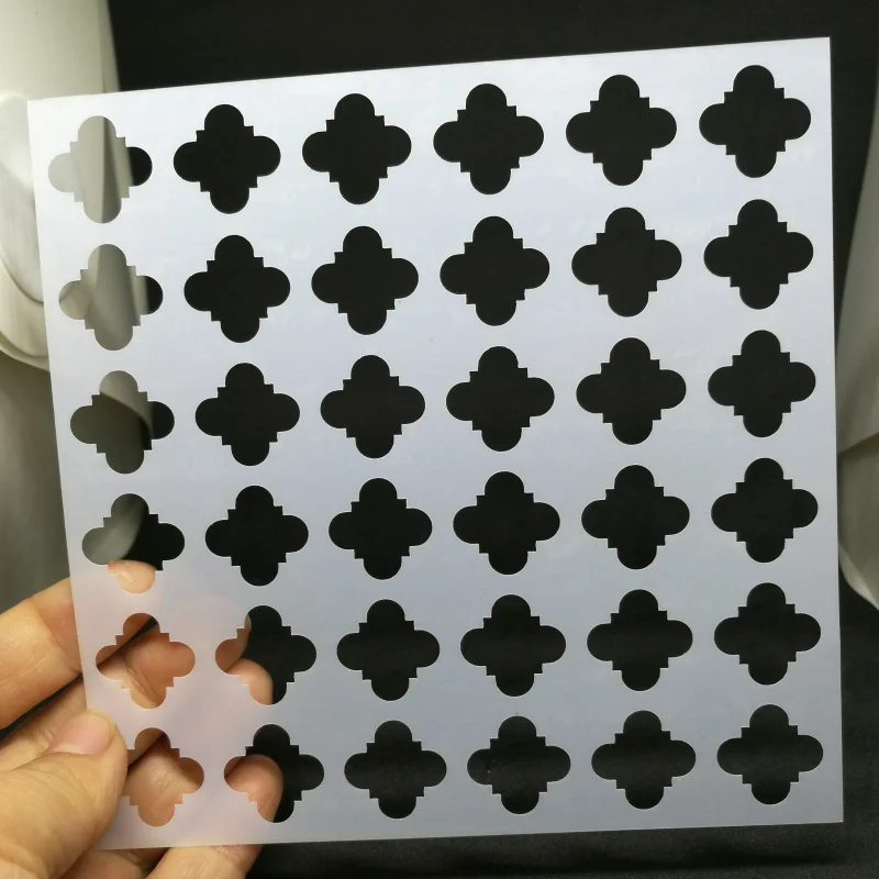 

13*13 Classic pvc Layering Stencils for Diy scrapbook coloring,painting stencil,home decor diy etc. Product image
