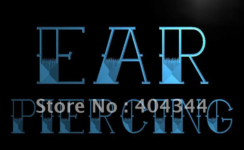 LB351-дисплей для Пирсинга Ушей и татуировок светодиодная неоновая световая