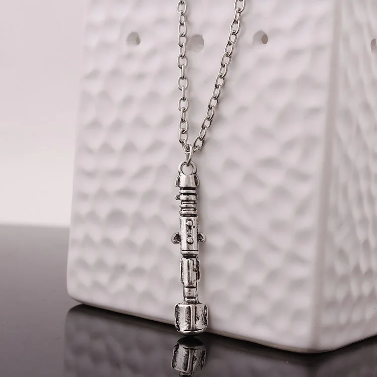 2015 New Arrival Doctor Who Sonic Screwdrive Pendant Necklace12cs/lot Movie Jewelry High Quality | Украшения и аксессуары