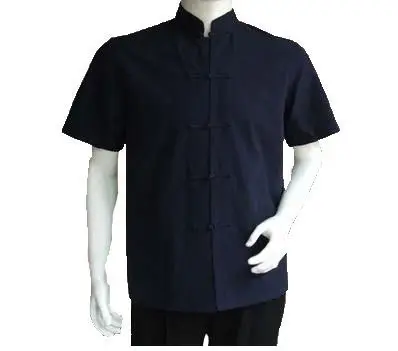 Костюм Тан мужской грубой из хлопка рубашка с коротким рукавом традиционная