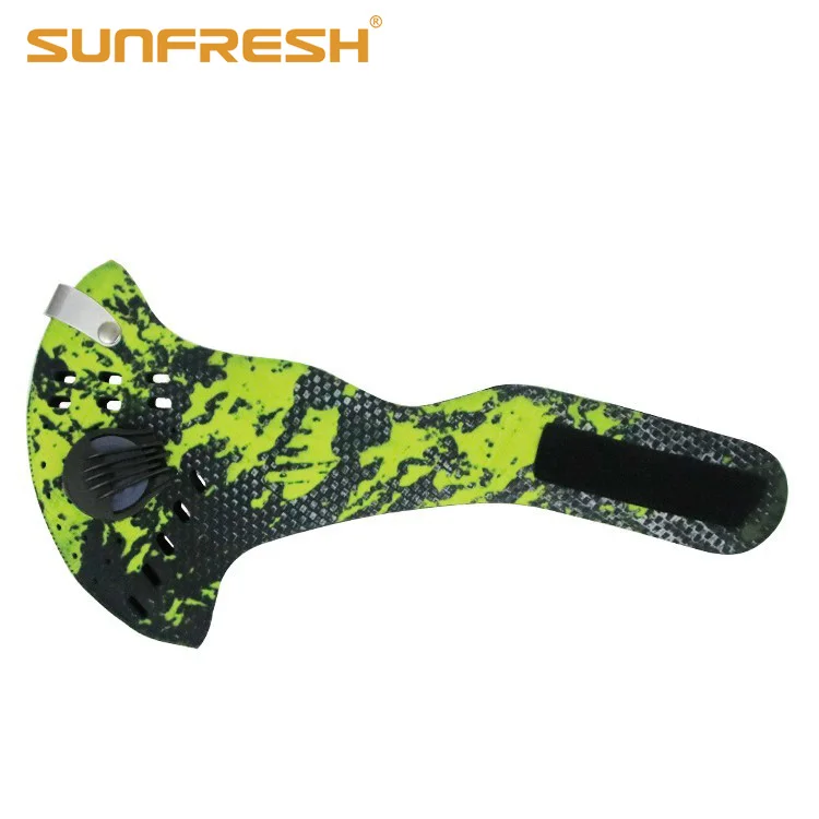 green mask Маска от пыли n99 pm2.5 Велосипед Велоспорт маска для рта и лица n95 воздушный фильтр Анти запах смога Мода пыльца маска - Цвет: green mask