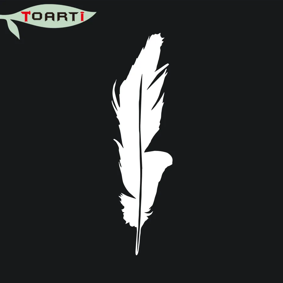 Авто стиль перо виниловая наклейка окно для стенок бампера ноутбука Родной