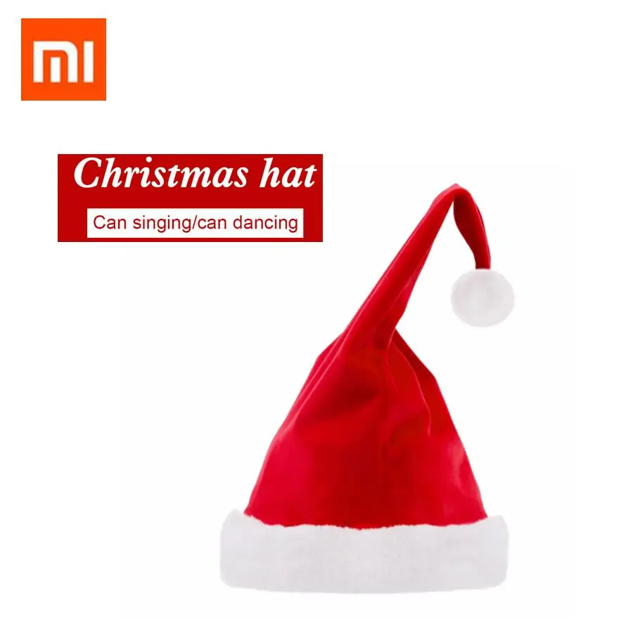 2018 Xiaomi Mijia Волшебная забавная Рождественская шляпа с регулируемым размером не