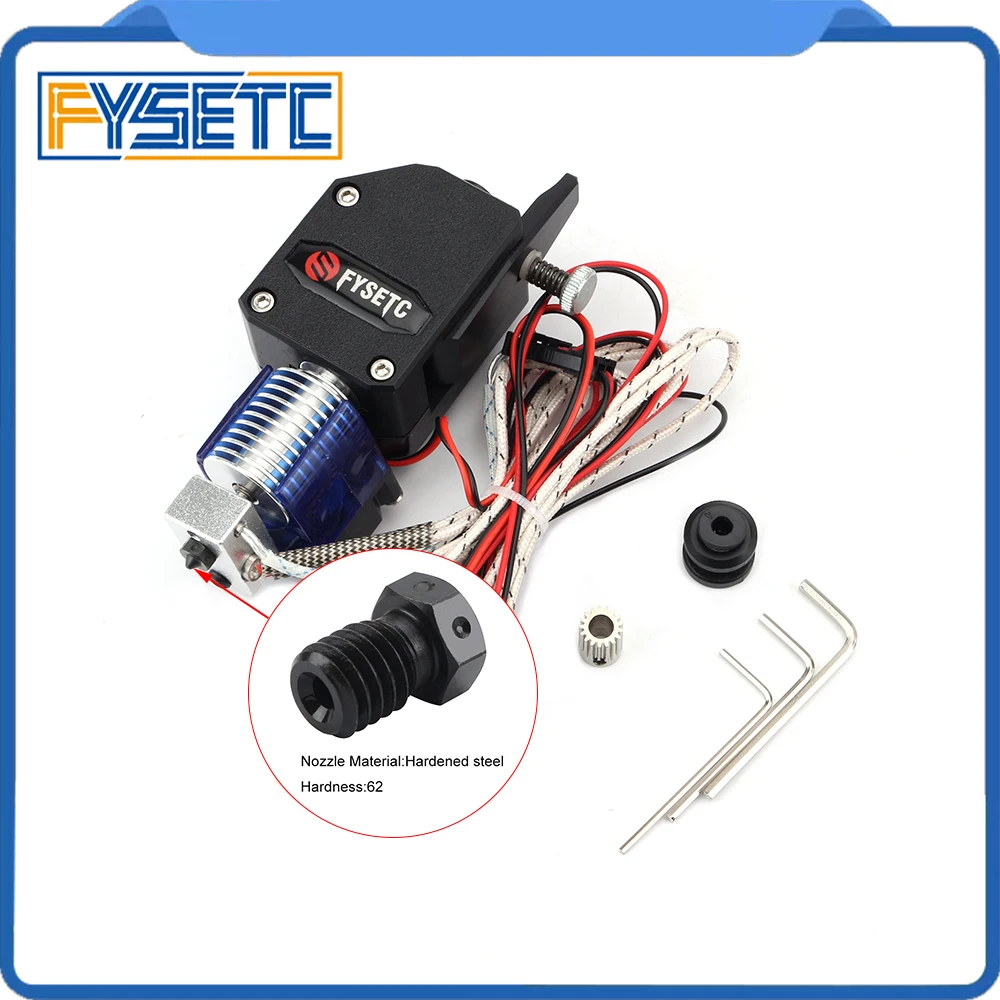 BMG экструдер Боуден v6 Hotend двойной привод экструдер с датчиком PT100 затвердевает насадка для Wanhao D9 Creality CR10 Ender 3 Anet E10