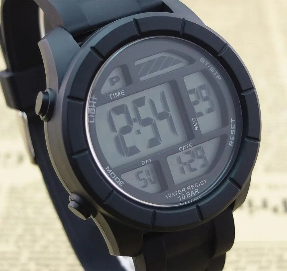 Для Мужчин's Спортивные часы Военная Униформа Часы светодиодный цифровой