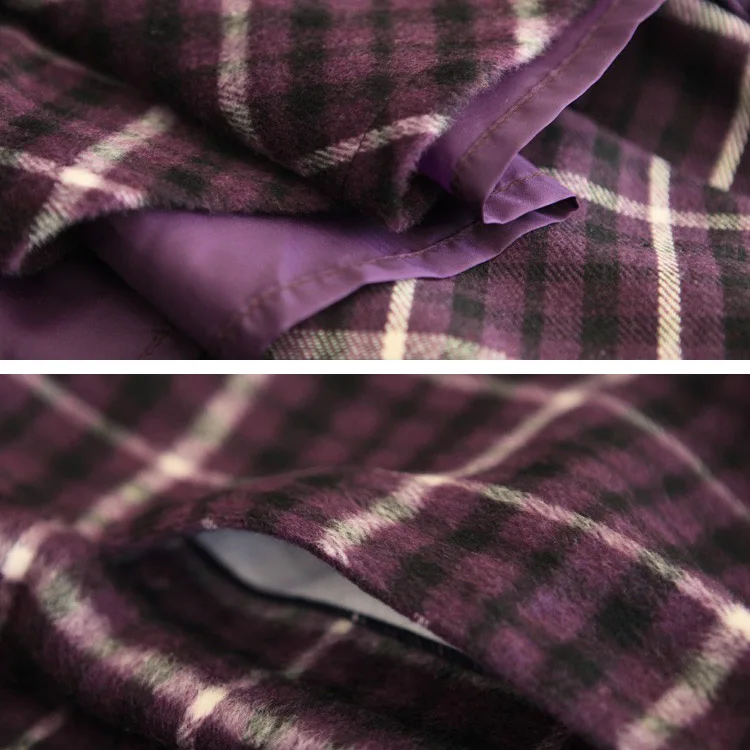 Women's Clothing Winter Plus Large Size 6XL Retro Vintage Style Casual Lattice Plaid Woolen Female Maxi Ladies Skirts for Womens | Женская
