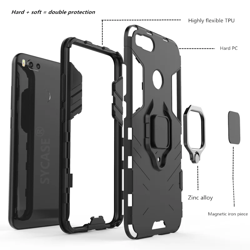 SYCASE Мода пантера многофункциональный человек основа для Xiaomi играть микс 2 Mix s Max3