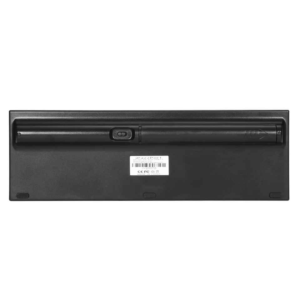 IPazzPort KP810 25BTT QWERTY клавиатура Bluetooth со встроенным Multi touch Touchpad сверхчувствительных