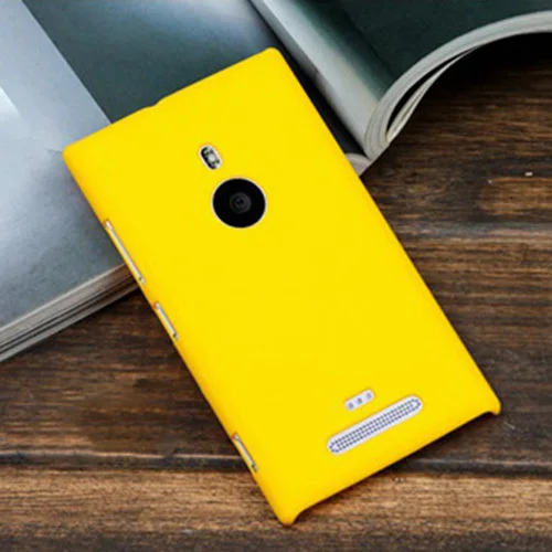 Высококачественный прорезиненный Жесткий Чехол для Nokia 925 Lumia 925