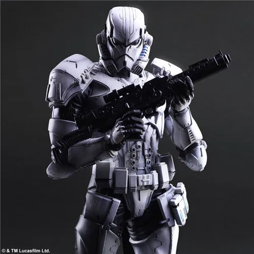 Play Arts Stormtrooper 26 см ПВХ фигурка модель игрушки|model toy|play artsstorm trooper |