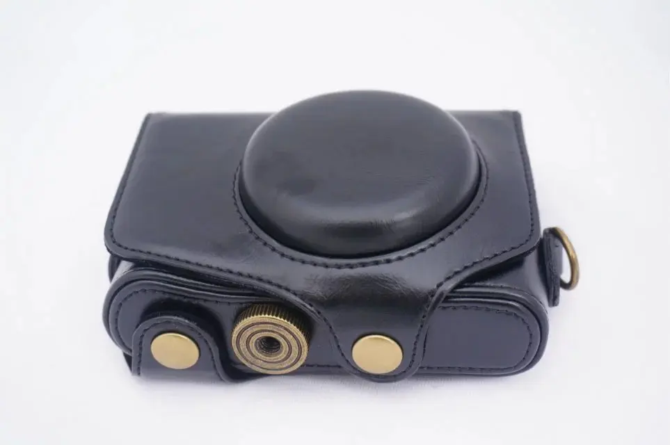 Чехол сумка из ПУ для камеры Canon PowerShot SX720 SX730 SX740 HS с плечевым ремнем|camera cases bags