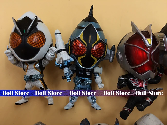 8 шт./лот, ПВХ, 5 см, японское аниме, фигурка в масках, всадник/Kamen Rider, фигурка, детские игрушки для мальчиков, коллекция, модель, игрушки