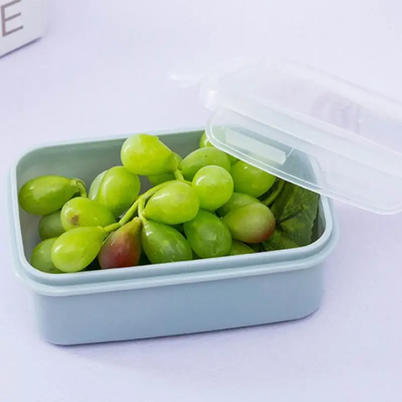 Закуски Bento Коробки для обедов резким круглый квадратный Еда коробка хранения