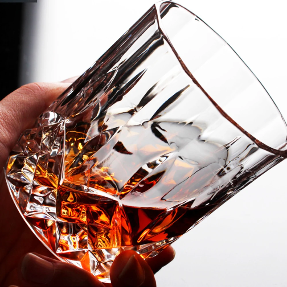 Хрустальная питьевая стеклянная чашка для виски Бесплатная жесткая Коктейльная