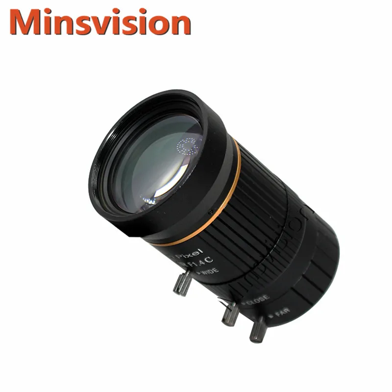 HD 3mp 8 50 мм 1/2 &quotC/CS промышленный объектив камеры CCTV IR F1.4 Ручная настройка апертуры