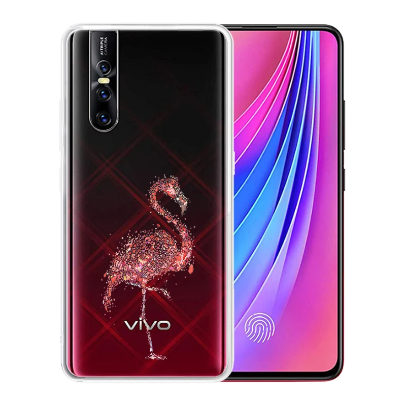 Мягкий силиконовый прозрачный ТПУ чехол для VIVO V17 Pro Nex 3 S1 Asia V15 V11 V9 V7 V5 Youth прочный с