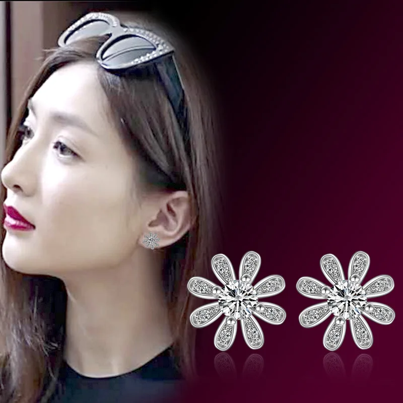 Женские серьги из серебра 925 пробы с фианитами|silver earrings|earrings for womensilver earrings women |