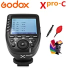 Трансмиттер Godox Xpro-C V860IIC TT600 TT350C SK400II TT685C TT350 E-TTL 2,4G, Беспроводная вспышка X system II HSS для Canon