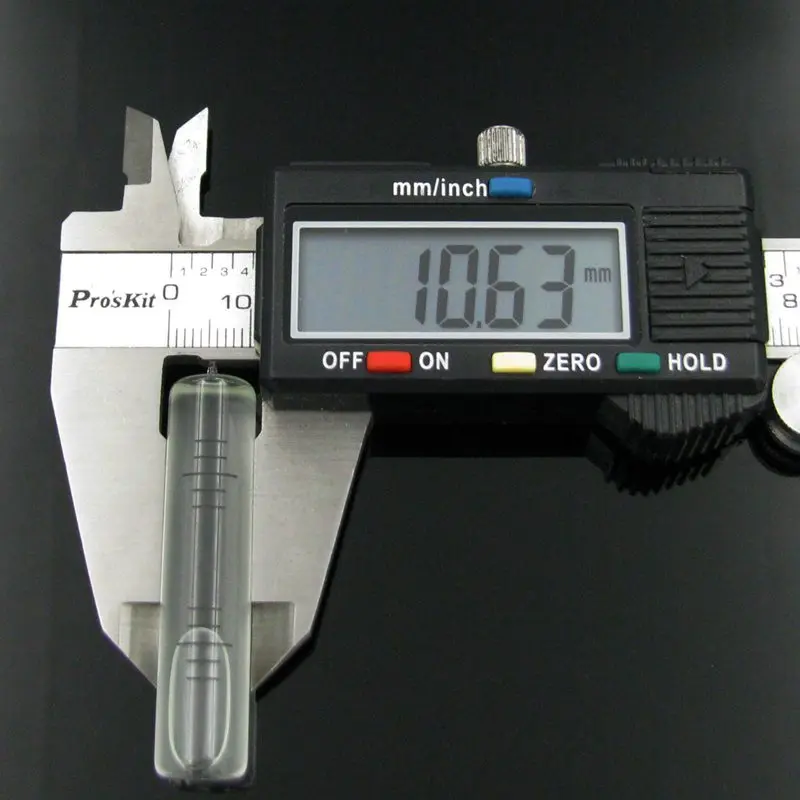 QASE 11*52 мм длинный стеклянный флакон трубчатая лампа 30 дюймов/2 мм|level bubble|spirit level