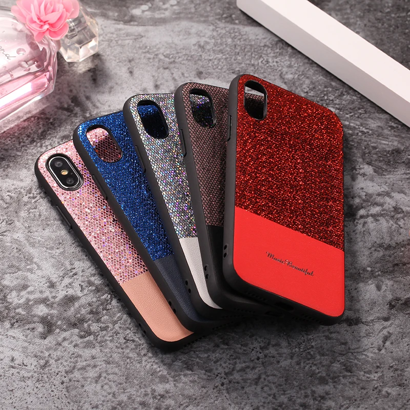 Чехол Starlight с алмазной строчкой для iPhone 6S 6 7 8 Plus Xs Max магнитные автомобильные чехлы
