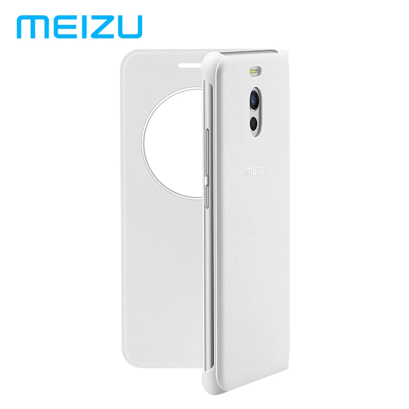 Original Meizu PU Leather Phone Flip Cases Cell Case Protective Cove Fitted Smart Fashion White For M6 Note | Мобильные телефоны и