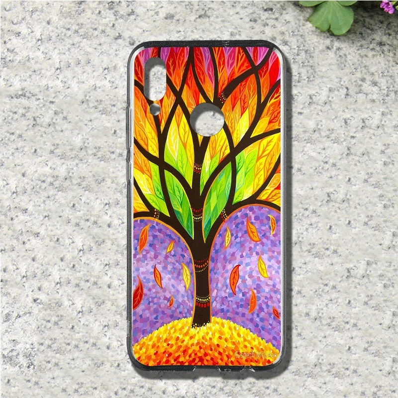 tree of life Soft TPU Mobile Phone Case Cover For Huawei p smart Honor 4C 5C 6A 6X 7X 8X 9 lite V8 V9 Play V10 shell | Мобильные