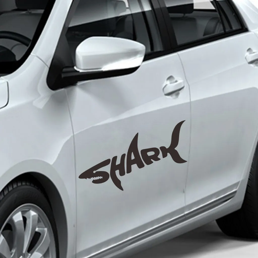 Креативная идея Carsticker акула форма слова Правописание личности отражающая