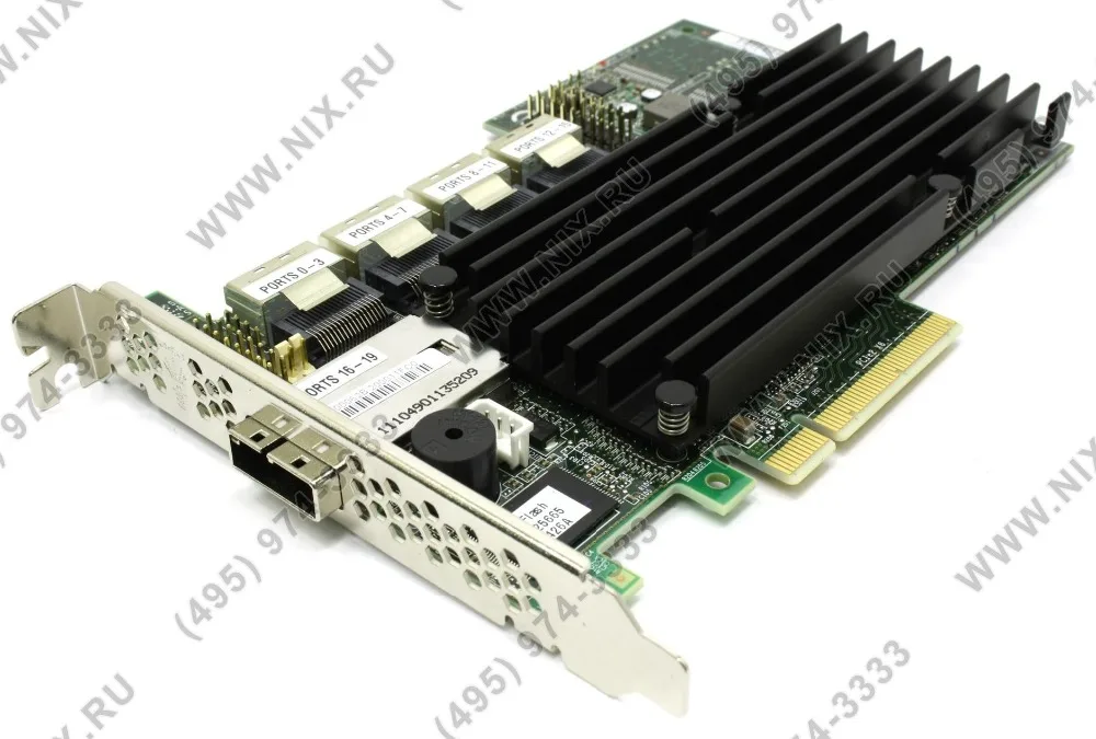 

RaidStorage Avago LSI MegaRAID SAS 9280-16i4e LSI00210 20 port 512MB cache SFF8087 6Gb RAID0.1.5.6 PCI-E 2.0 X8 Controller Card