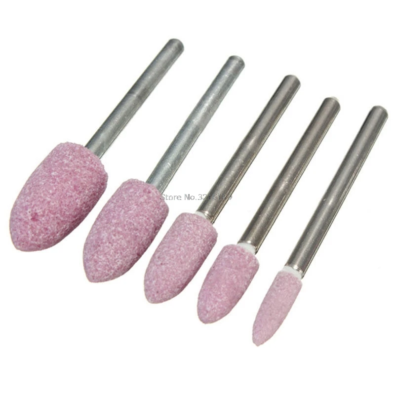 

For 10Pcs 1/8 Abrasive Polishing Mounted Stone Rotary Tool Grinding Wheel Red Promotion