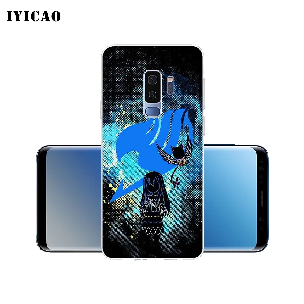 Мягкий силиконовый чехол для телефона IYICAO Fairy Tail Lucy Samsung Galaxy S10e S10 S9 S8 Plus S7 Edge TPU |