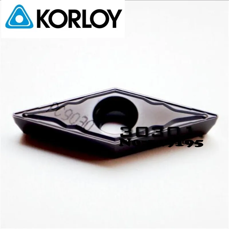 Korloy VBMT160404-HMP PC9030 VBMT160408-HMP PC9030 оригинальные карбидные вставки VBMT 160404 160408 для токарного станка из нержавеющей стали