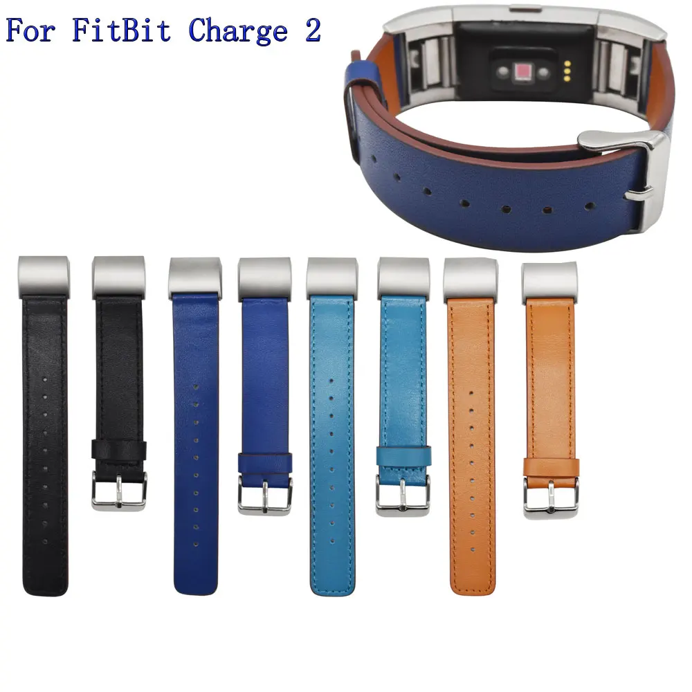 Fitbit Заряд 2 Аксессуары Кожаный Ремешок мягкая Замена Натуральная Кожа Группа