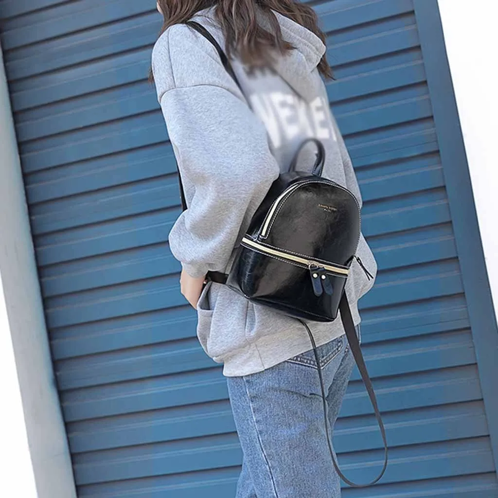 

Fashion Lady Shoulders Small Backpack Letter Purse Mobile Phone aMessenger Bag