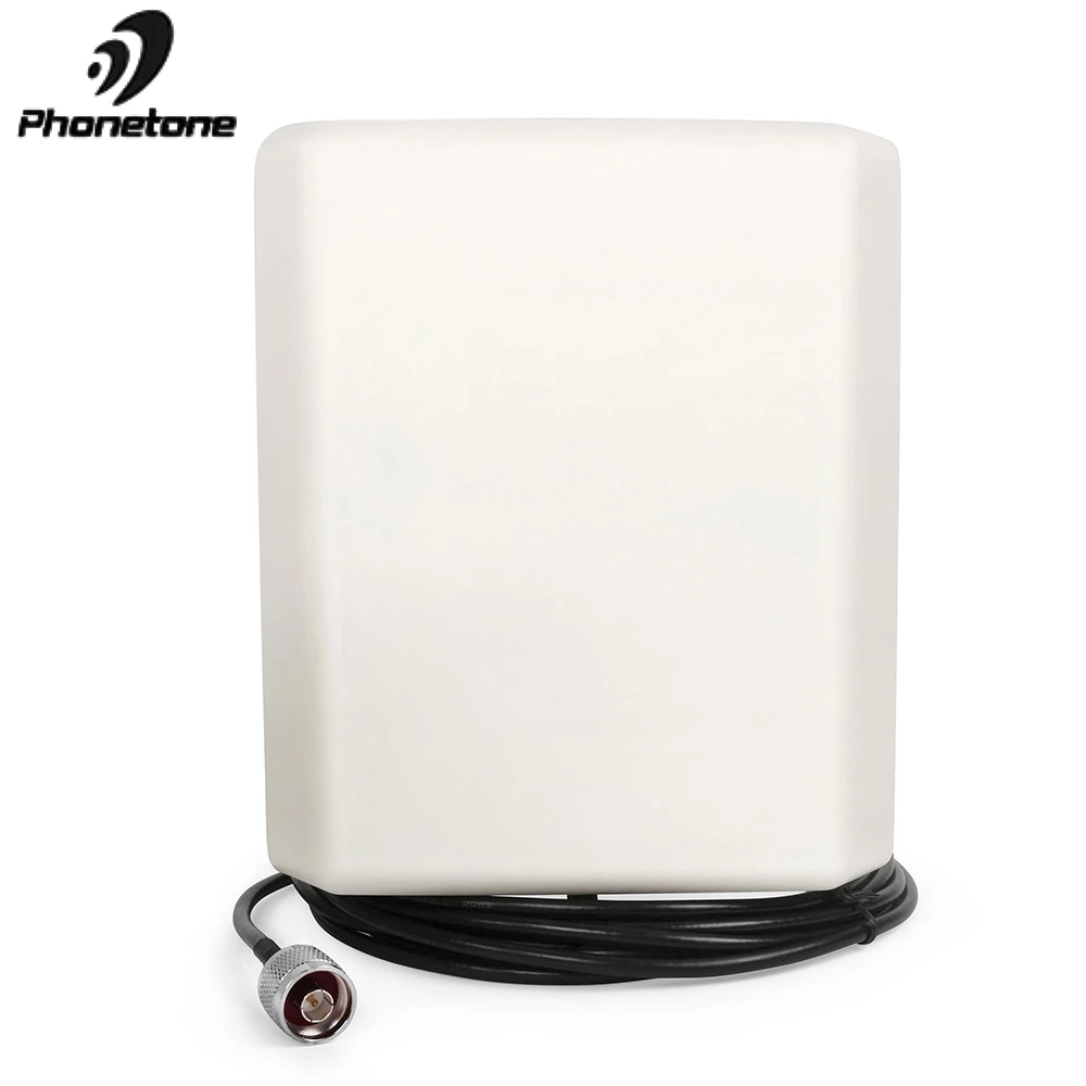 800-2500MHz 9dBi indoor Directional Panel Antenna GSM Lte Antenna with 5m cable N male connector for cell phone signal booster