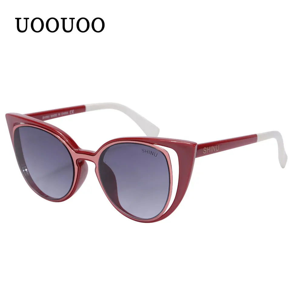Модные солнцезащитные очки для женщин Кошачий глаз Oculos De Sol Feminino UV400 Защита от