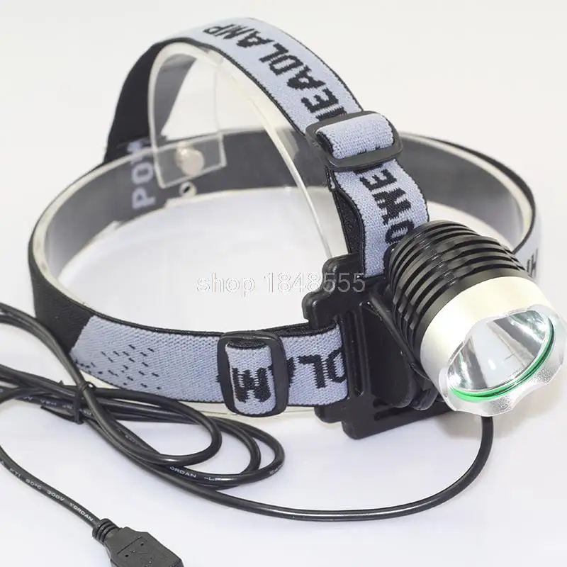 Multi-Functional Headlamp Bike Light Usb Power Bicycle Riding Frontal for cycling T6 Led Headlight Bright Head Lamp | Лампы и