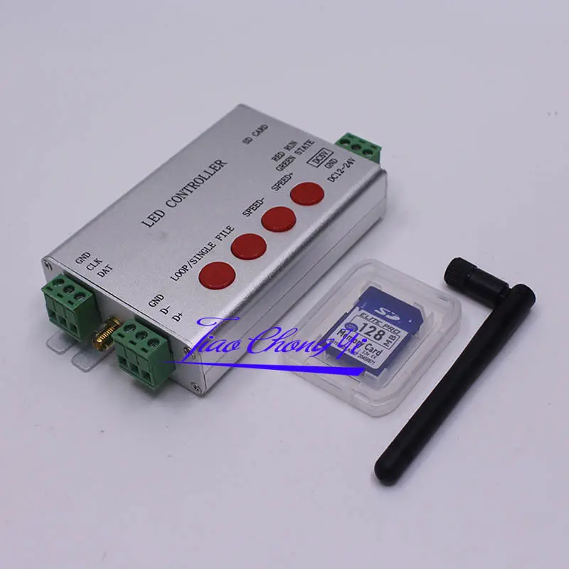 Wifi светодиодный контроллер для sd-карты DMX 512 APA102 WS2812B WS2811 WS2801